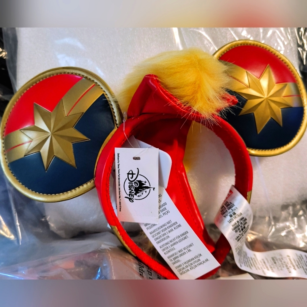 Disney Parks Captain Marvel Mohawk Ears